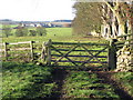 Gate on the path from High Baulk to Little Whittington