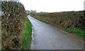 The Ballywoodan Road near Ballyhornan