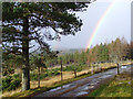 NH5678 : Rainbow over Strath Rusdale by sylvia duckworth