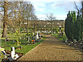 Brunswick Park Cemetery, New Southgate, looking East