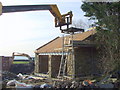 Garages being built at Bookilber Barn