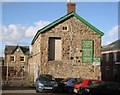 Derelict forge Building, rear of Camborne station