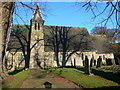 SO2090 : Holy Trinity Church, Sarn, Powys by Eirian Evans