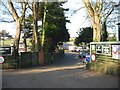 Entrance to Sutton Vale country club and caravan park