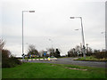 View towards roundabout