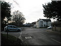 Crossroads just before rear entrance to Havant Railway Station