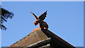 Dragon finial, old lodge house for Hoole Hall, Chester