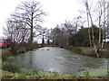 Large pond at Upper Wetton