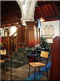 NY2524 : St Kentigern's Parish Church, Crosthwaite, Keswick, Pulpit by Alexander P Kapp
