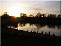 TF1808 : Sunset at Deeping Lakes by Brian Green