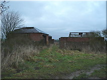 SE8088 : Derelict farm buildings on Haugh Rigg Road by Phil Catterall
