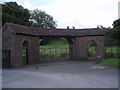 Ornate entrance to Newman Collard