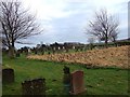 NT8937 : Branxton cemetery annexe by Stanley Howe