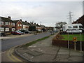 Looking NE along Broad Oak Road from Willow Close