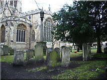 TL0549 : The Church of St Paul's, Bedford, Graveyard by Alexander P Kapp