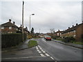 Looking north-east towards Grid Square boundary