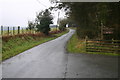 Lane heading past Llethercynon