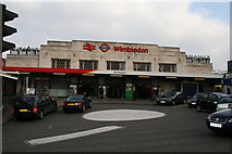 TQ2470 : Wimbledon station by Dr Neil Clifton
