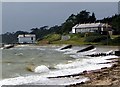 View towards Coast Guard Cottages, Lepe