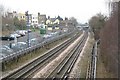 Central Line railway in Buckhurst Hill