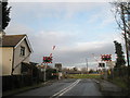 Railway gates descend at Inlands Road