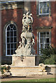 Fountain on the terrace at Colwick Hall