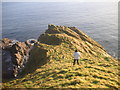 The cliffs at Lybster