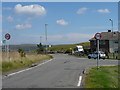 Road junction at the edge of Fochriw