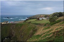 SW7011 : Polbream Cove and the 'Southernmost House' by Bob Jones