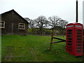 SJ3000 : Phone box and hut at Rorrington by Jonathan Billinger