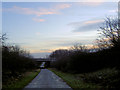 A1M bridge over the minor road to Wellingley