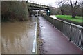 River Frome in flood.