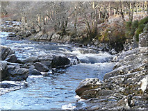 NC4603 : Falls on the River Cassley, Achness by sylvia duckworth