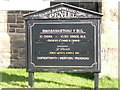 Peniel Chapel, information board