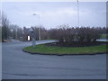 Traffic island on B5067 south of Baschurch