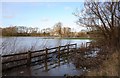 Flooded fields beside the River Avon