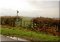 Footpath via stile near Beavercotes