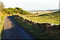 NO5055 : Road over Hill of Finavon, Angus by Alan Morrison
