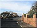 Looking up Barker Close towards Blackboy Lane