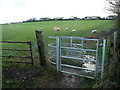 Kissing gate at Bloody Corner