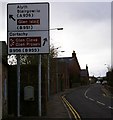 Signpost in Kirriemuir