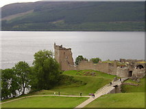 NH5328 : Urquhart Castle at Loch Ness by James Denham