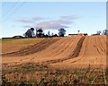 NO4234 : South Powrie Farm and Farm Lands by Alan Morrison