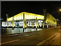 Wembley Arena: floodlit in yellow