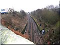 Railway Line - from Dick Lane bridge No LBE 1/36