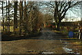 Farm road to Blackford Home Farm