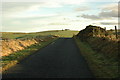 Country road near Mill of Burns farm.