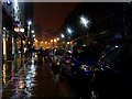 Parked cars on Union Street in Glasgow