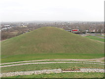 TQ1283 : Northala Fields mound viewed from another mound by David Hawgood