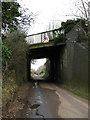 TG0405 : Railway bridge across Mill Road by Evelyn Simak